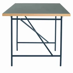 EIERMANN1 DESK DARK GREY TABLETOP/NAVY BLUE FRAME PLEASE WAIT TO BE SEATED - 120