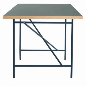 EIERMANN1 DESK DARK GREY TABLETOP/NAVY BLUE FRAME PLEASE WAIT TO BE SEATED - 120