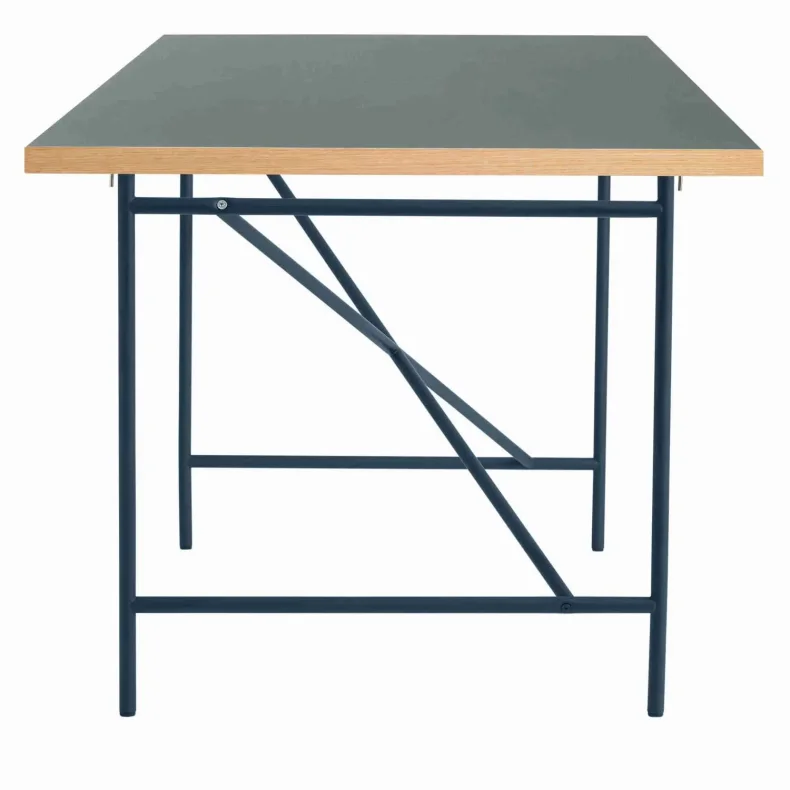 EIERMANN1 DESK DARK GREY TABLETOP/NAVY BLUE FRAME PLEASE WAIT TO BE SEATED - 120