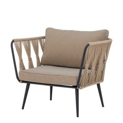 BLOOMINGVILLE PAVONE LOUNGESTOL METAL BRUN - 87