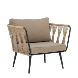 BLOOMINGVILLE PAVONE LOUNGESTOL METAL BRUN - 87