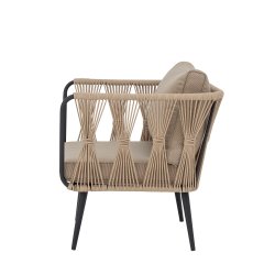 BLOOMINGVILLE PAVONE LOUNGESTOL METAL BRUN - 87