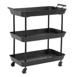 NORDAL FULDA RULLEBORD JERN SORT - 66