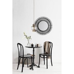 NORDAL CAFEBORD MARMOR RUNDT SORT - 60