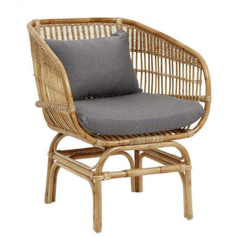 NORDAL BALI LNESTOL M/HYNDER NATUR/GR - 81