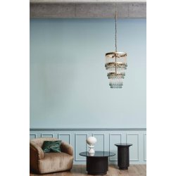 NORDAL ERIE RUNDT SIDEBORD TR/MARMOR SORT - 40