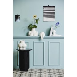 NORDAL ERIE RUNDT SIDEBORD TR/MARMOR SORT - 40