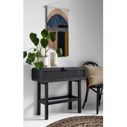 NORDAL MERGE KONSOLBORD TEAKTR SORT - 90