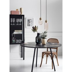 NORDAL WICKY SPISEBORDSSTOL M/FLET NATUR - 86