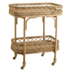 NORDAL LIRI RULLEBORD I RATTAN NATUR - 62