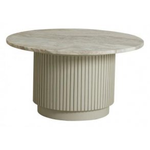 NORDAL ERIE SOFABORD TR/MARMOR HVID - 75