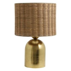 NORDAL BASTI BORDLAMPE MESSING NATUR - 51