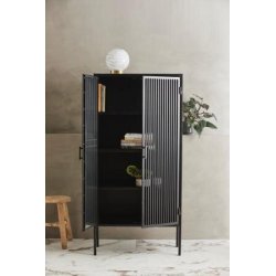 NORDAL LIAO VITRINESKAB JERN/SORT - 187