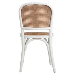 NORDAL WICKY SPISEBORDSSTOL M/FLET NATUR/HVID - 86