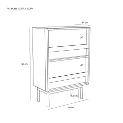 HBSCH FORMA SKAB NATUR - 90