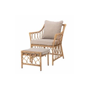 BLOOMINGVILLE BELLUCE LOUNGESTOL MED TABURET - 72