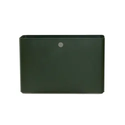 CANE-LINE GROW PLANTEKASSE REKTANGULR - DARK GREEN ALUMINIUM 90