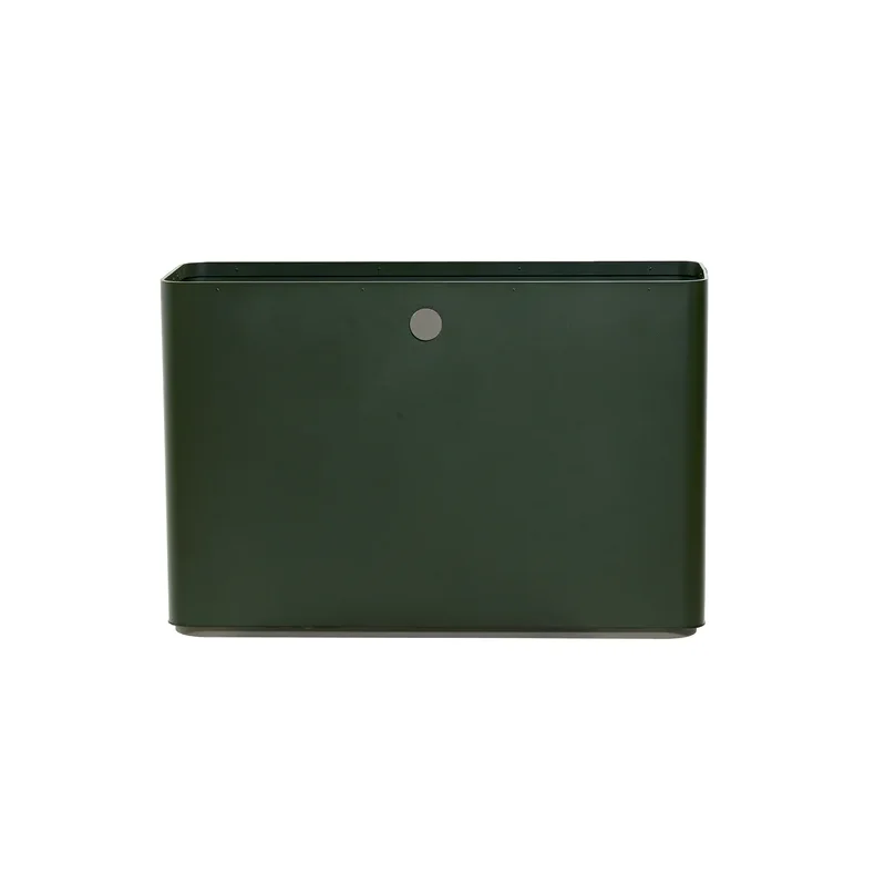CANE-LINE GROW PLANTEKASSE REKTANGULR - DARK GREEN ALUMINIUM 90
