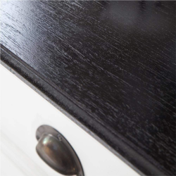 NOVASOLO HALIFAX CONTRAST KLASSISK HVID &amp; SORT SK�NK MED 2 KURVE - 120