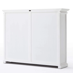 NOVASOLO KLASSISK HVID LARGE VITRINESKAB - 165