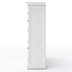 NOVASOLO KLASSISK HVID LARGE VITRINESKAB - 165