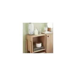 HBSCH CUBE KOMMODE M/HYLDE EGETR NATUR - 90