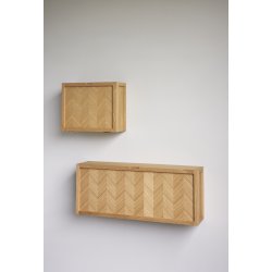 HBSCH HERRINGBONE SKOSKAB LARGE NATUR - 100