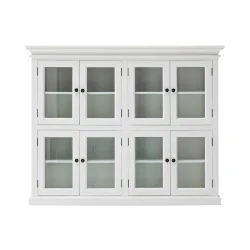 NOVASOLO KLASSISK HVID LARGE VITRINESKAB - 165