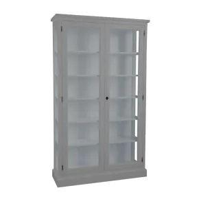LIVINGOODIES H�J VITRINSKAB HONFLEUR GR�/BL�GR� - 120