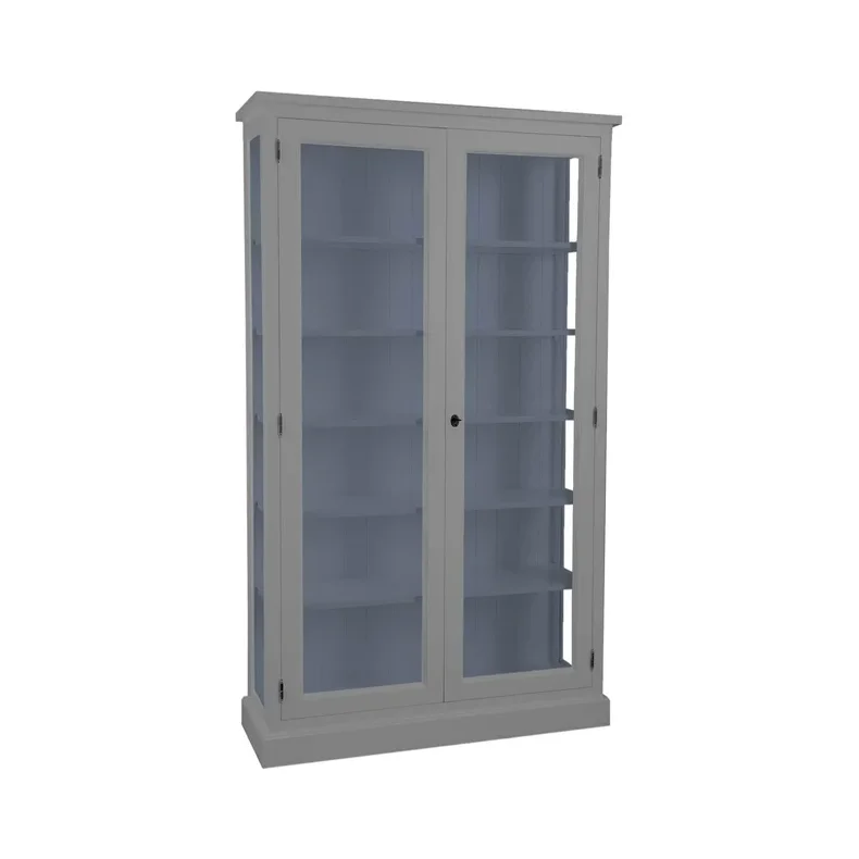LIVINGOODIES H�J VITRINSKAB HONFLEUR GR�/BL� - 120