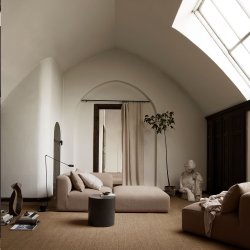 TINE K HOME RUNDT BORD METAL PHANTOM - 40