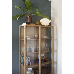 HBSCH PANORAMA VITRINESKAB/EG/GLAS - 190