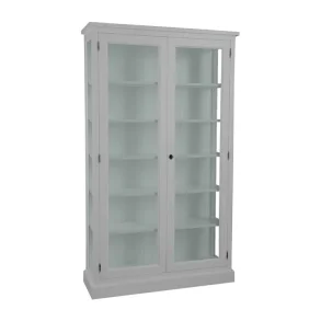 LIVINGOODIES H�J VITRINSKAB HONFLEUR LYSEGR�/GR�N - 120