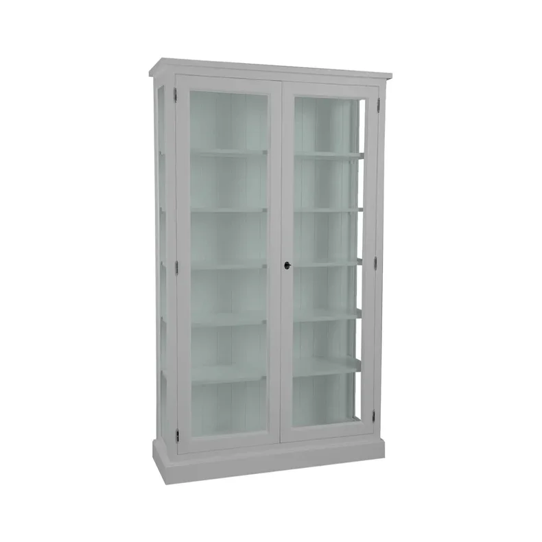 LIVINGOODIES H�J VITRINSKAB HONFLEUR LYSEGR�/GR�N - 120