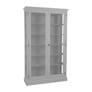 LIVINGOODIES H�J VITRINSKAB HONFLEUR LYSEGR�/GR� - 120