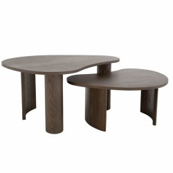 LENE BJERRE DRPE SOFABORD S/2 MRK BRUN - 95/79