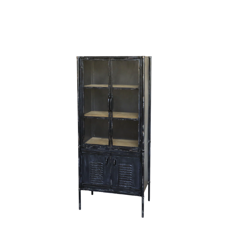 CHIC ANTIQUE VITRINESKAB M. GLASL�GER - 140