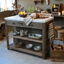 CHIC ANTIQUE GRIMAUD ANRETTERBORD M. MARMORPLADE - 120