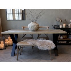 CHIC ANTIQUE SPISEBORD M. SILDEBEN - 200