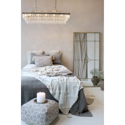 CHIC ANTIQUE SPEJL M. BLOMST - 180