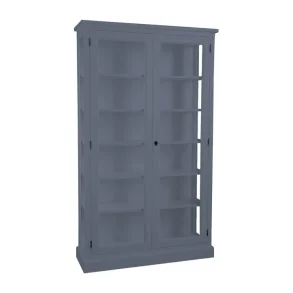 LIVINGOODIES H�J VITRINSKAB HONFLEUR BL� - 120