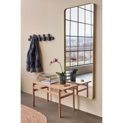 HBSCH RETRO GULVSPEJL MESSING - 152