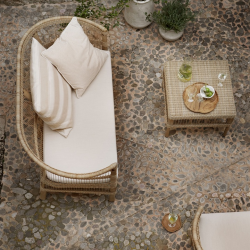 TINE K HOME COMO LOUNGEBORD POLYRATTAN NATUR - 40