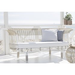 SIKA DESIGN BELLADONA EXTERIOR SOFA DOVE WHITE INKL HYNDE - 195