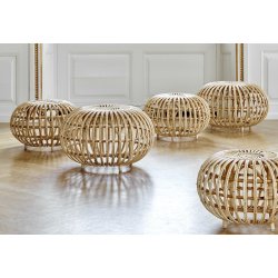 Sika Design Ottoman Stor Natural - 65