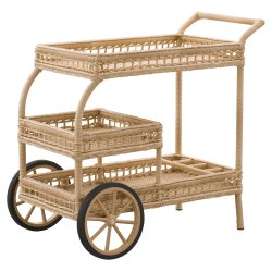 SIKA DESIGN JAMES SERVERINGSVOGN ALU/NATUR - 102