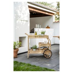 SIKA DESIGN JAMES SERVERINGSVOGN ALU/NATUR - 102