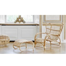 SIKA DESIGN TEDDY LOUNGE STOL RATTAN - 88