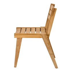 TEAK HOME SPISEBORDSSTOL TEAK GENANVENDT INKL/HYNDE - 80