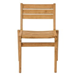 TEAK HOME SPISEBORDSSTOL TEAK GENANVENDT INKL/HYNDE - 80